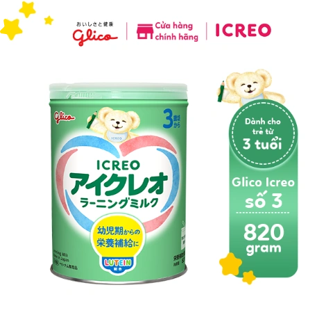 Glico ICREO Learning Milk (820g)